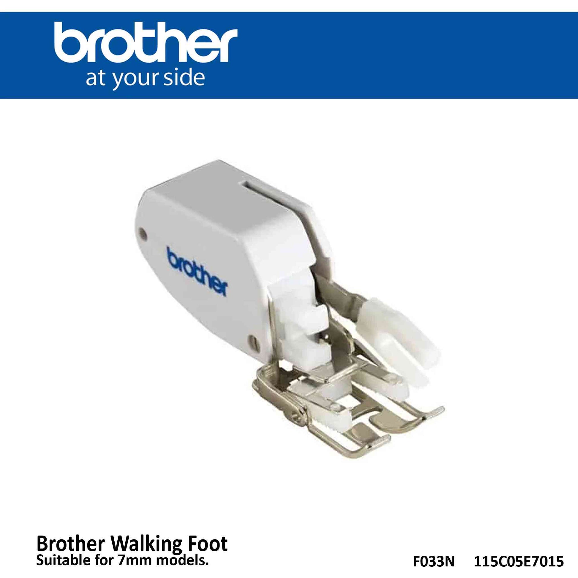 Brother Walking Foot for 7mm Models